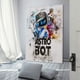 thumbnail image 3 of Astro Bot Cuadro decorativo colgante - Arte de pared - Póster enmarcado - Decoración de pared - Regalos para familia, amigos y aficionados 40*60 cm, 3 of 6