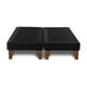 thumbnail image 2 of Base Dividida Cama Europea King 200x180 Cm Negro Felpa, 2 of 3