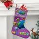 thumbnail image 2 of Wonderoos Tema: Calcetines de Navidad, fino lino blanco para colgar en escaleras y chimenea, decoración navideña para el hogar, regalo de Navidad. 45cm × 32cm, 2 of 5