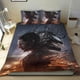 thumbnail image 1 of Venom Conjunto de sábanas temático, trío de piezas, cómodo y amigable con la piel, diseño único, regalo de decoración para el hogar para familiares, amigos y fans, 90 cm * 190 cm, 1 of 6