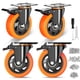 thumbnail image 1 of Ruedas Caster YUPEZOP de 4 pulgadas, resistentes, con freno, 1000 kg, juego de 4, 1 of 7