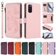 thumbnail image 3 of Funda Cartera Mariposa para [Samsung Galaxy S20 FE] con Soporte y Cremallera Rosa, 3 of 6