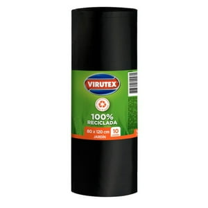 Pack X 4 Bolsa De Basura Bio Rollo 80×120 – Virutex