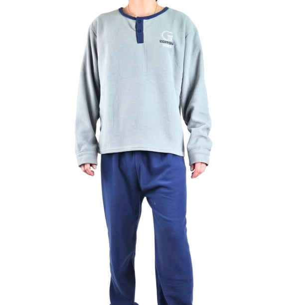 Pijama Polar Hombre Invierno 2 Piezas Calidad Premium 4006