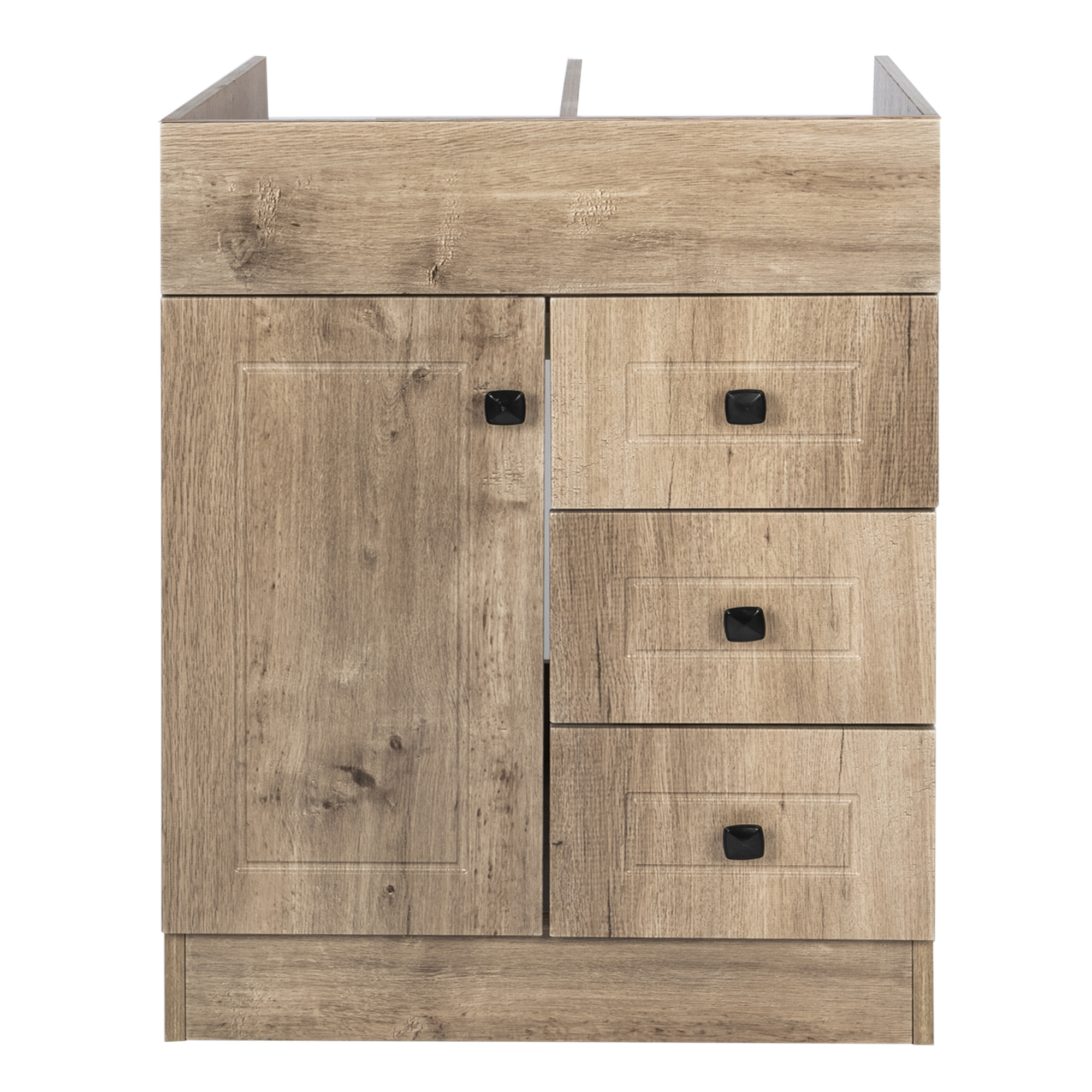Domsa - Mueble Vanitorio Color Nogal 70 Cm (Sin Cubierta)