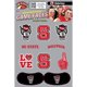 thumbnail image 1 of Tatuajes Temporales FAN-A-PEEL NC State Wolfpack sin Agua, 1 of 1