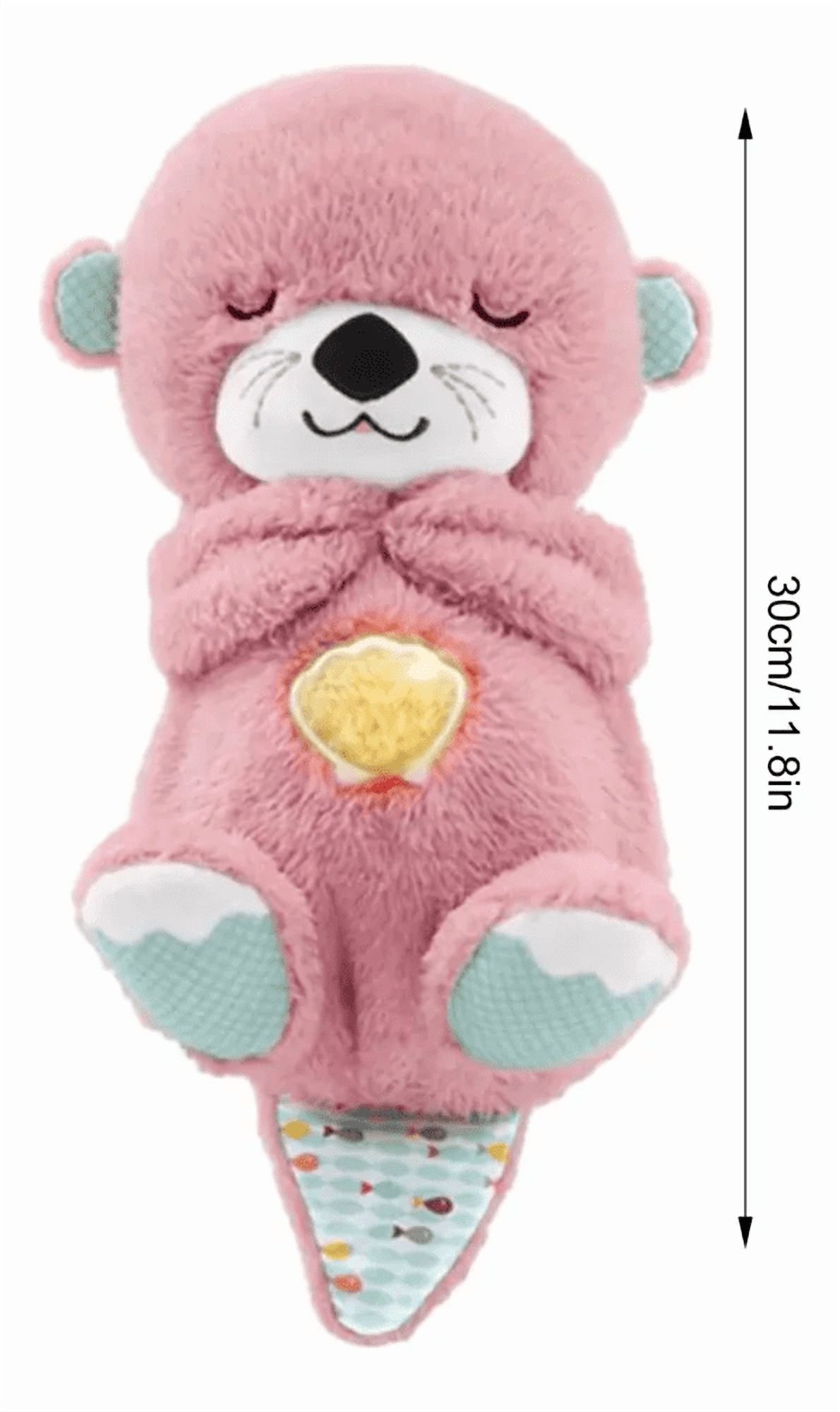 Movi - Peluche Nutria Musical Con Luz Led Para Niña Con Respiración