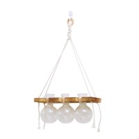 Bothyi - Soporte De Marco De Madera Para Maceta Para Colgar En La Pared Para Decoración De Jardín De Oficina