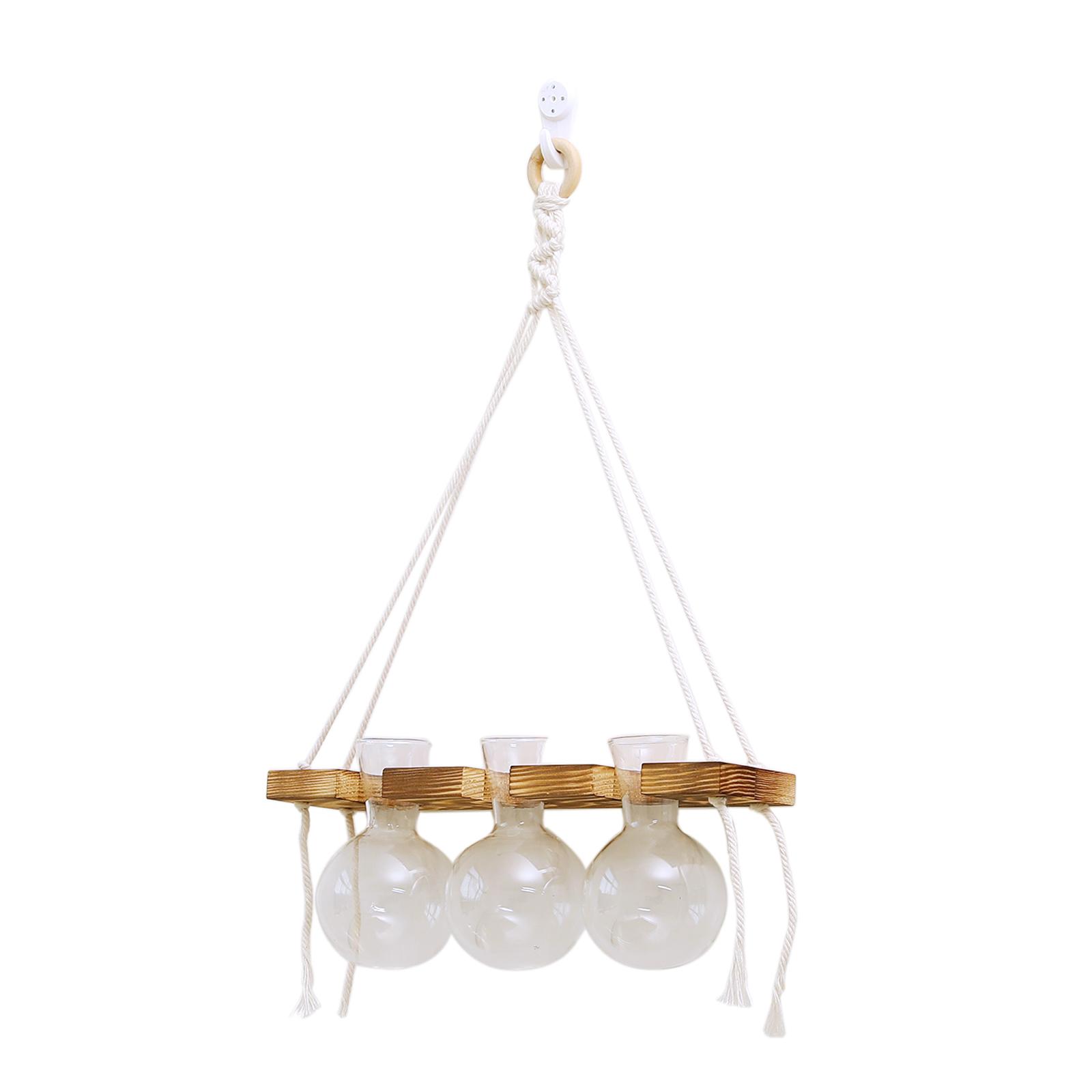 Bothyi - Soporte De Marco De Madera Para Maceta Para Colgar En La Pared Para Decoración De Jardín De Oficina