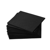 Bothyi - 10 Rollos De Espuma Eva Gruesos Para Manualidades De Disfraces De Halloween, Color Negro, 30 Cm X 20 Cm X 2 Mm