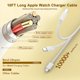 thumbnail image 5 of Cargador Apple Watch DreemTeam Pack 2 – Cable USB‑C de 3 m (carga rápida), 5 of 7