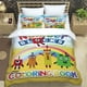 thumbnail image 1 of N-Number-Blocks cartoon print Bedding Sets exquisite supplies set duvet cover bed comfort set bedding set luxury birthday gift, 1 of 5