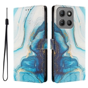 Foxdock Funda Tipo Cartera Para Motorola Moto G15/G15 Power Con Soporte Y Correa – Diseño De Patrones Lindos