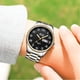thumbnail image 3 of Reloj analógico BOSCK para hombre de 40 mm de acero inoxidable resistente al agua, 3 of 7
