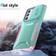 thumbnail image 5 of Funda Resistente para Samsung Galaxy A55 5G con Tapa Deslizante y Protección Militar Verde, 5 of 6