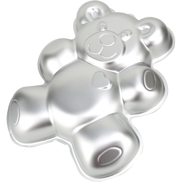 Molde para hornear Cayanmydery con forma de oso 33x26x5 cm de aluminio