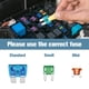 thumbnail image 5 of Kit surtido de fusibles para coche Vrupin, 282 piezas, tipo cuchilla, 5 of 6