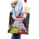 thumbnail image 4 of Max and Ruby Bolso de tela con estampado de lienzo para mujer, bolsa de compras reutilizable y estética, con cremallera interior, regalo para mujer,40*40cm., 4 of 6