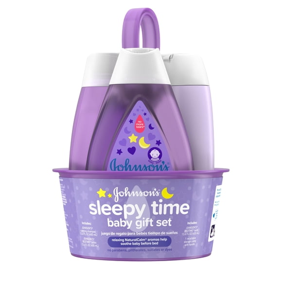 Set de regalo para bebés Johnson's Sleepy Time Bedtime con 4 artículos