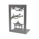 thumbnail image 2 of Sujetalibros De Metal Organizador Decorativo Tapones De Libros Para Estantes Oficina Dormitorio Estilo D, 2 of 3