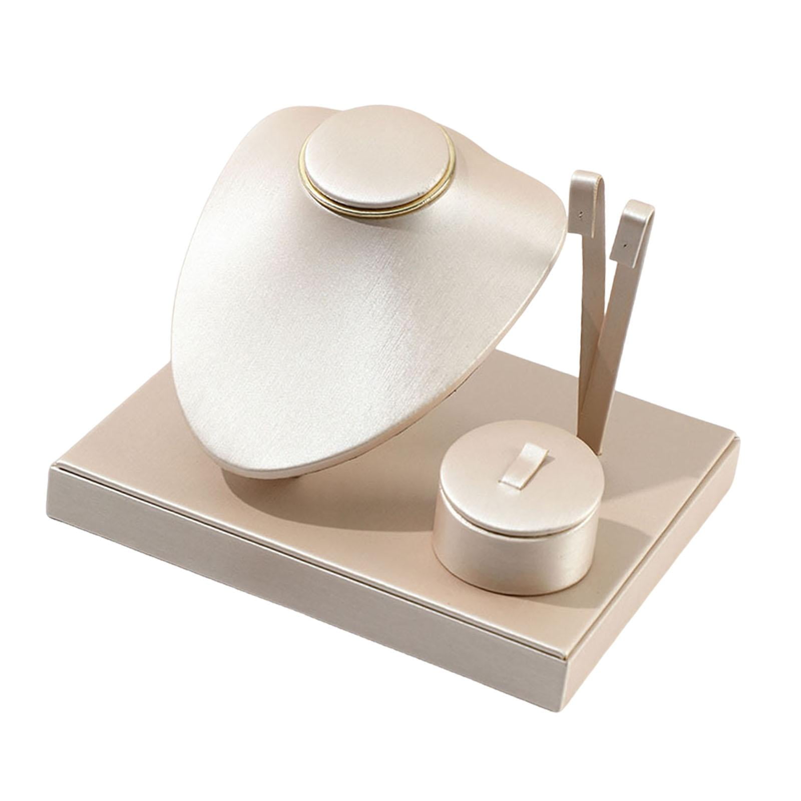 Magideal - Juego De Exhibición De Joyas, Soporte Para Exhibición De Collares, Elegante Y Con Bandeja Organizadora Para Colección De Regalos De Cumpleaños Para Mu Oro