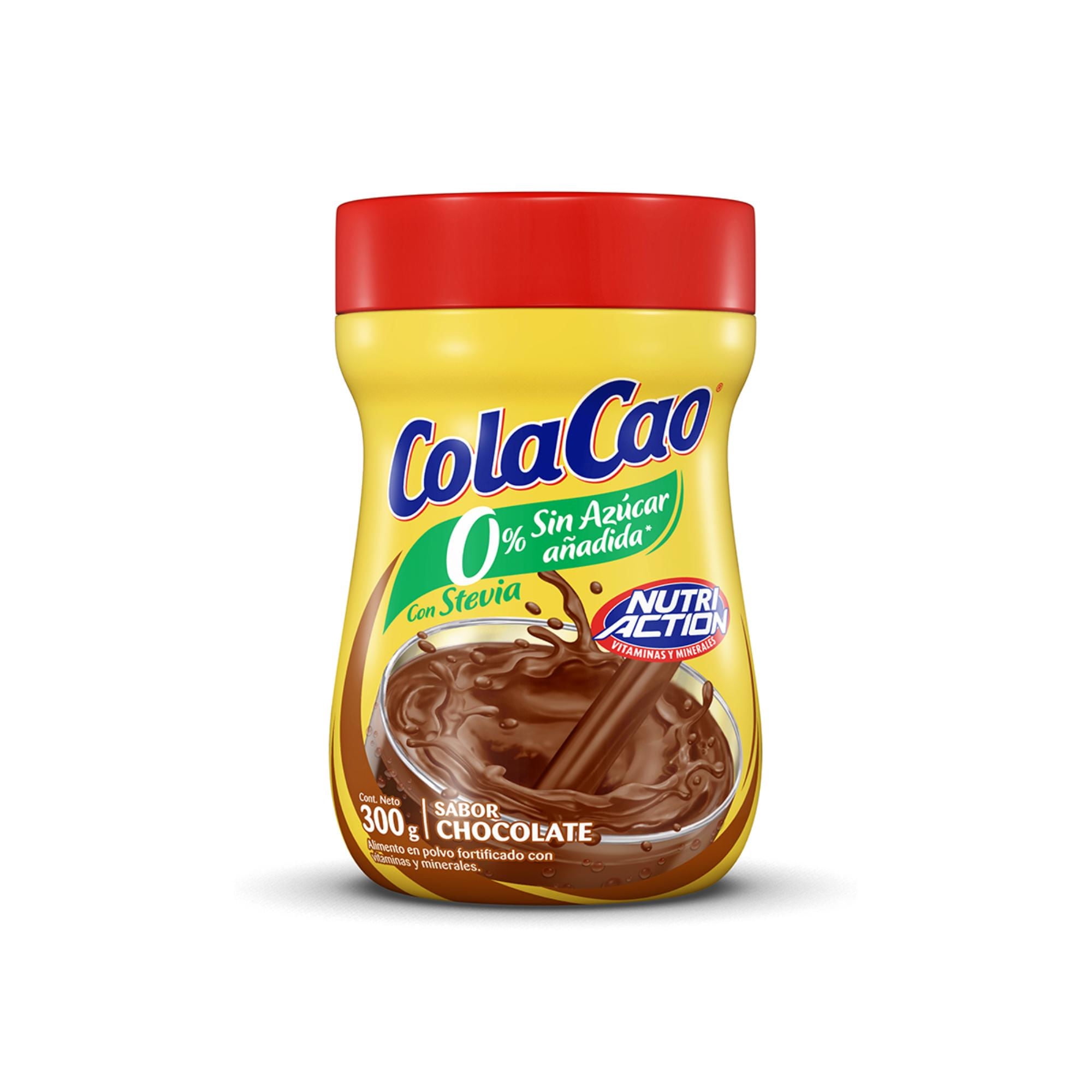 Saborizante De Leche Sabor Chocolate Con Stevia 300 g Cola Cao