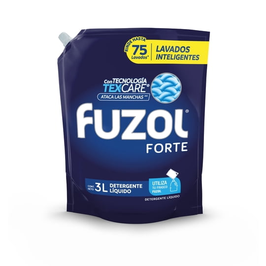 Detergente Líquido Forte Doypack 3 l Fuzol
