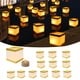 thumbnail image 1 of Faroles flotantes FuHigh, 12 unidades, velas LED sin llama, 14 cm, 1 of 7