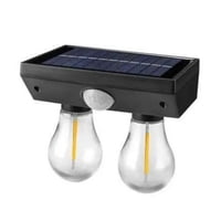 Click Ventas - Lampara Solar Doble Bombilla Con Sensor De Movimiento