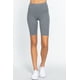 thumbnail image 1 of Leggings Cortos de Jersey de Algodón Gris Jaspeado, 1 of 5