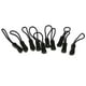 thumbnail image 1 of 10pcs Tiradores De Cremallera Reemplazo Tirador De Cordón Con Cremallera Slider Chaqueta Mochilas Negro, 1 of 4