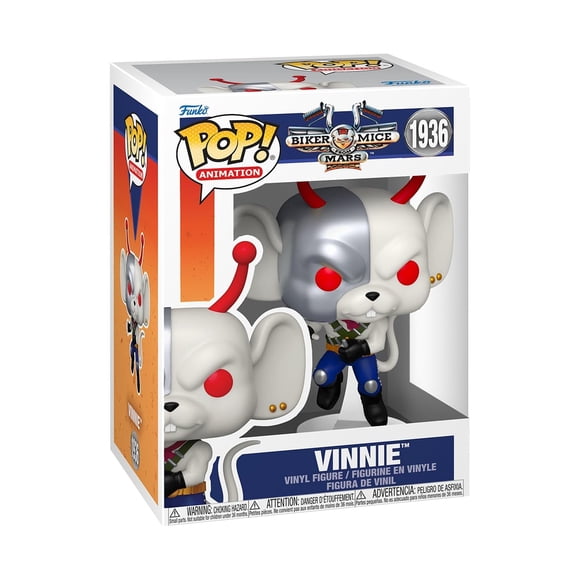 Figura de vinilo Funko Pop! Animación: ratones moteros de Mars Vinnie