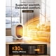 thumbnail image 3 of Calefactor portátil de interior QQT PTC cerámico 1200 W blanco, 3 of 6