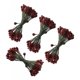 thumbnail image 4 of 200pcs bayas artificiales de doble cabeza diy craft rojo oscuro, 4 of 5