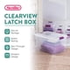 thumbnail image 2 of Caja de Almacenamiento Sterilite ClearView con Pestillo 62 Litros 60x42x34 cm, 2 of 9