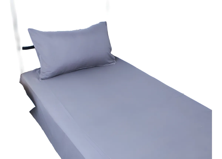 Genérico - Juego Sabana Económica 1.5 Plaza 144 Hilos 3 Piezas