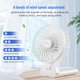 thumbnail image 3 of Ventilador de mano Psecici Mini Portable de 4 velocidades Level Pink, 3 of 6
