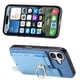 thumbnail image 2 of Funda Magnética Para Iphone 16 Plus Con Billetera Y Anillo Protector Resistente Azul, 2 of 6