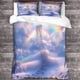 thumbnail image 3 of Juego de ropa de cama Escaleras Arcoíris, juego de funda nórdica con cierre de cremallera, juego de funda nórdica colorida para adolescentes, niños, niñas y adultos, juego de 3 piezas de mic, 3 of 3