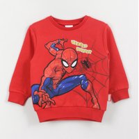 Poleron Cerrado Niño Rojo Webbed Wonder Spiderman Marvel