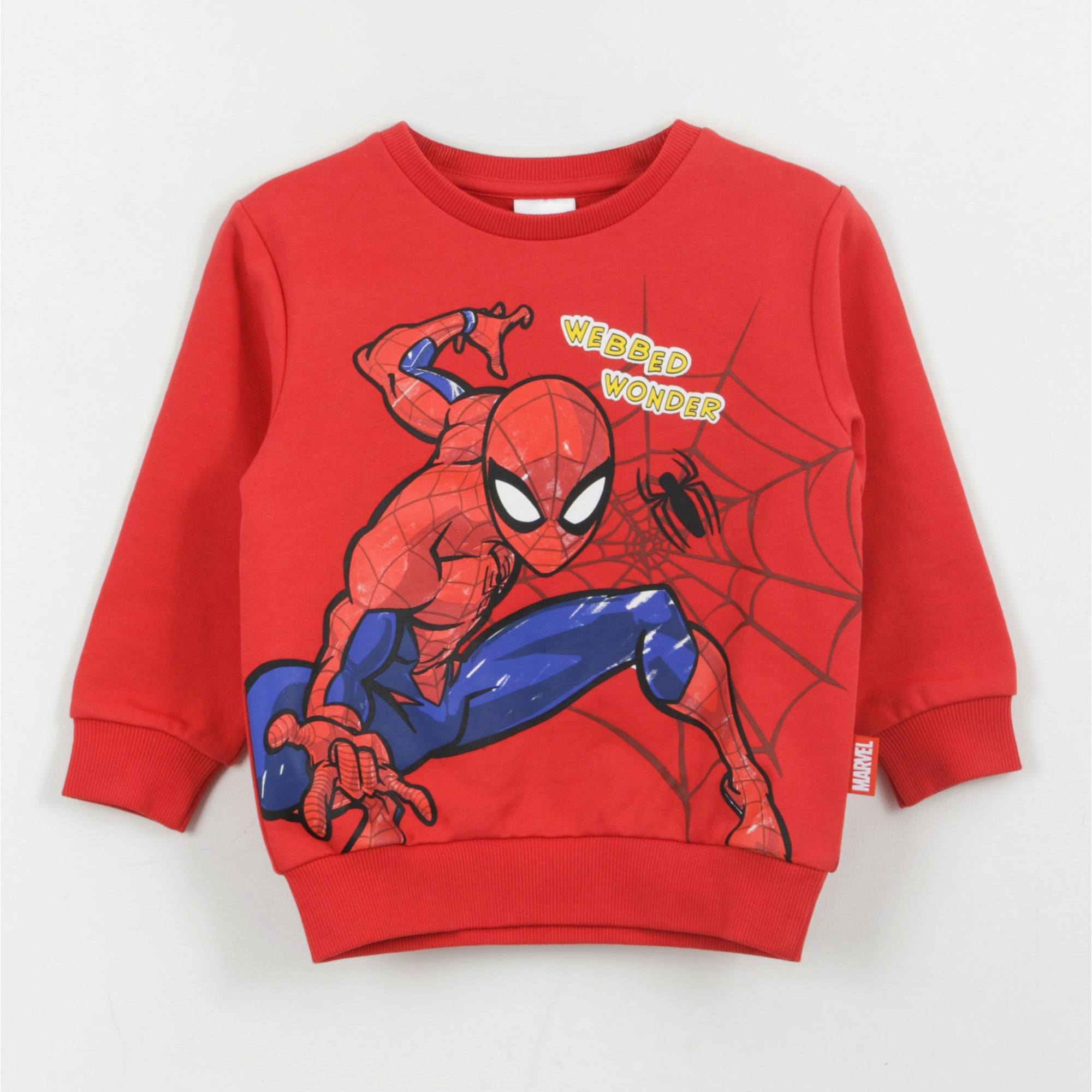 Poleron Cerrado Niño Rojo Webbed Wonder Spiderman Marvel