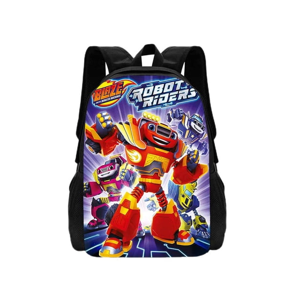 Blaze and Monster Machine Backpack Boys and Girls Pencil Bag Cartoon Printed Book Bag Mochila Children's Best Gift