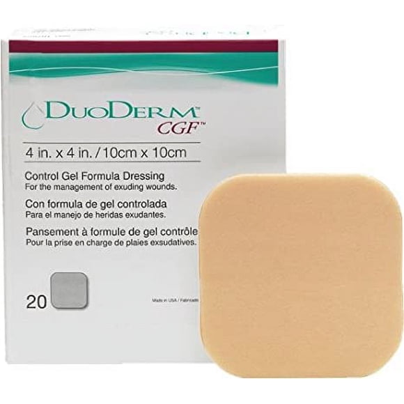 Apósito ConvaTec DuoDERM CGF 10 x 10 cm 20 uds impermeable