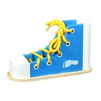 Bothyi - Aprende A Atar Un Zapato Juguete Educativo Ayuda Para Atar Zapatos Para Niños Pequeños Azul