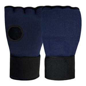 Ioensy - Guantes Interiores De Boxeo De Gel Para Entrenamiento De Boxeo Taekwondo Muay Thai Azul Marino