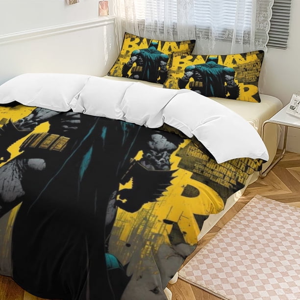 Batman 3-Piece Bedding Set Soft Warm And Comfortable Bed Set
