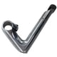 thumbnail image 4 of Manillar De Vástago De Bicicleta Con Cuello De Cisne, Vástago De Manillar, 25,4 Mm, Plateado, 4 of 5