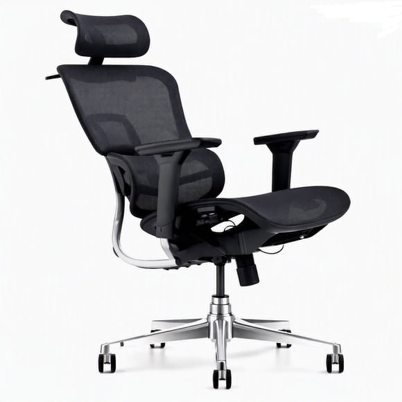 Silla Gerencial de Escritorio Ergonómica Ergo Pro Malla Negra