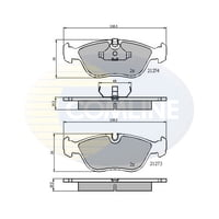 Pastillas Freno Para Auto Comline Cbp0719