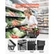 thumbnail image 5 of Cestas De Compras 12 Unidades 21 L Apilables Plástico Pe Color Negro, 5 of 9